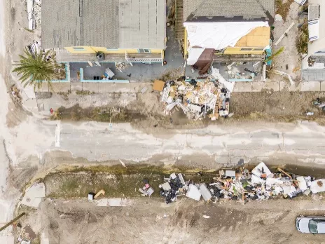 Hurricane Milton destruction