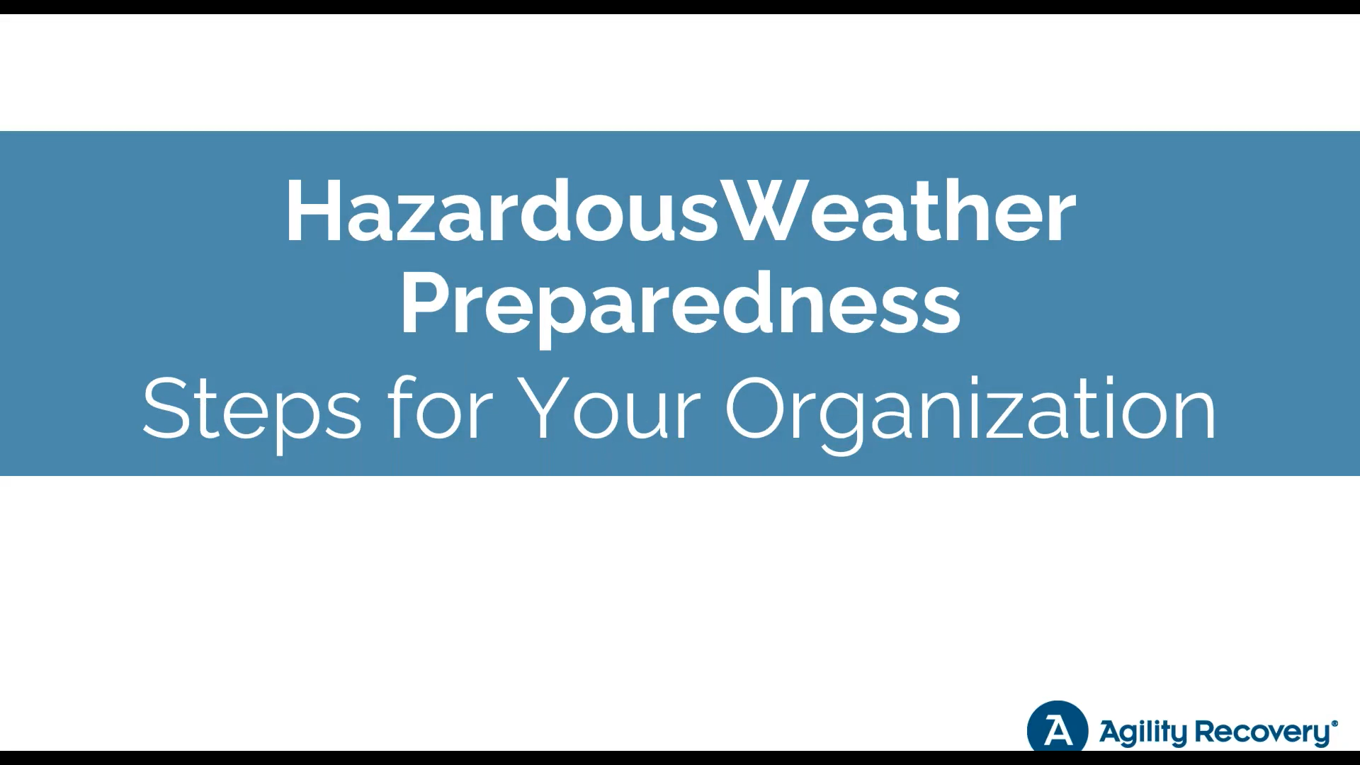 Summer storm hazardous weather preparedness