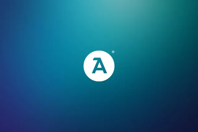 Agility A over blue gradient