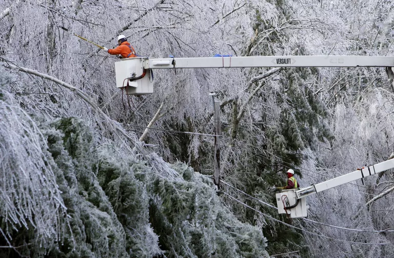 winter ice storm