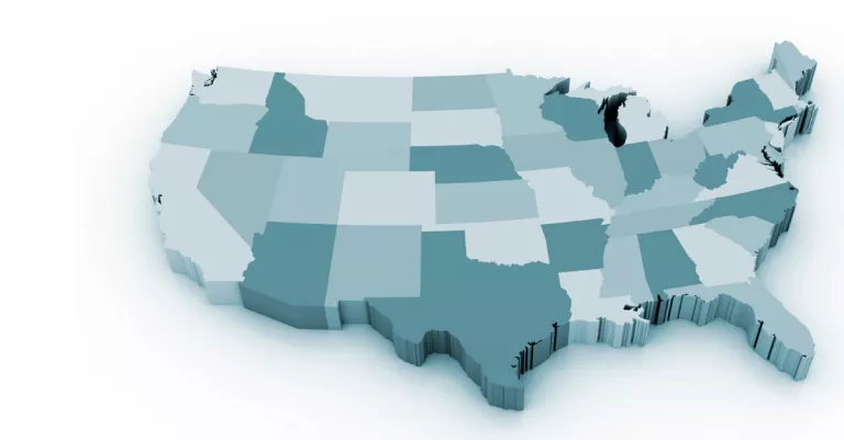 map of the USA