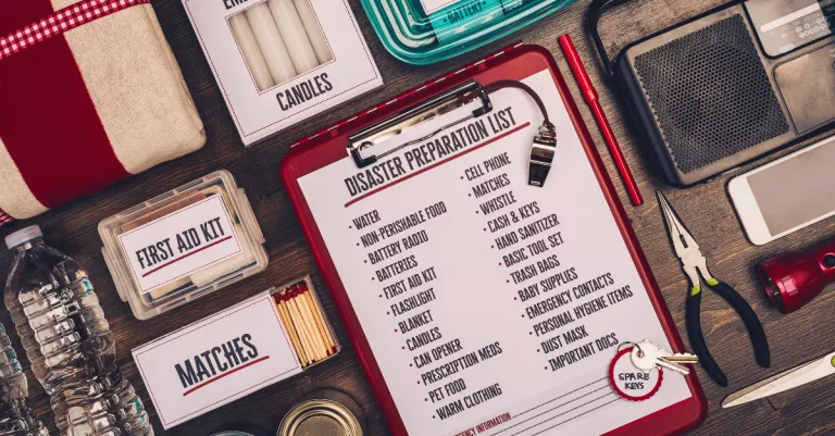 Disaster preparedness checklist