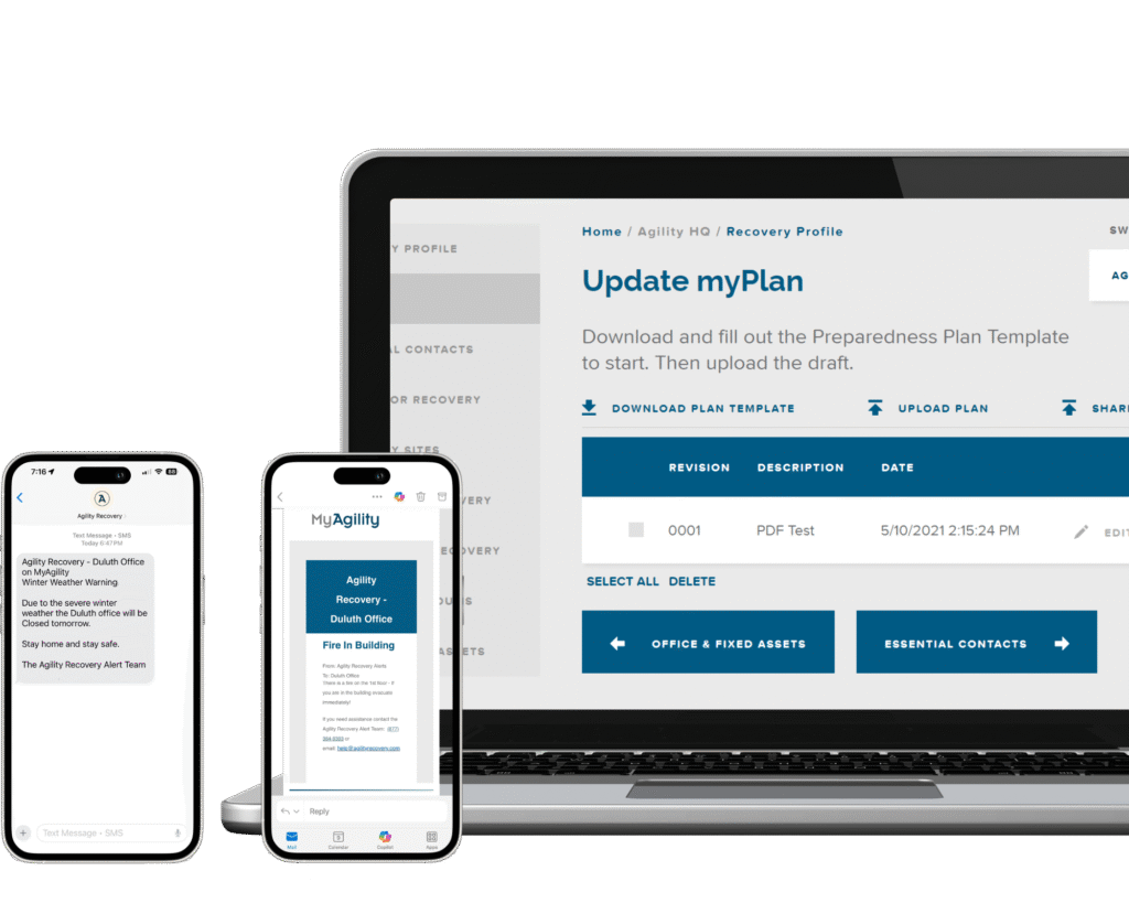 MyAgility desktop and mobile app