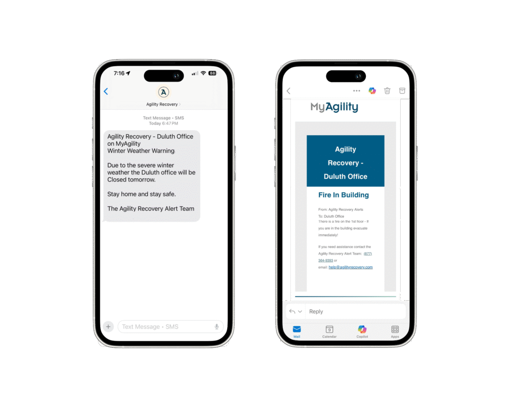 MyAgility mobile app