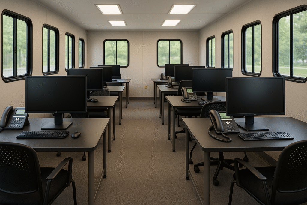 Agility Recovery onsite workspace