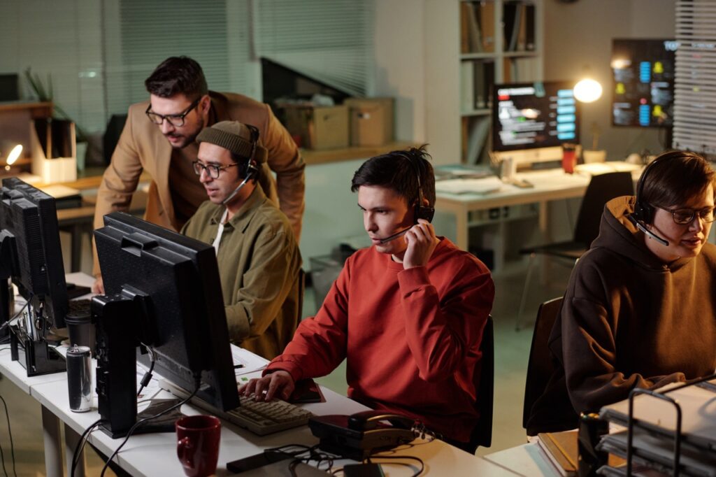 Colleagues in operations are testing a disruption scenario.